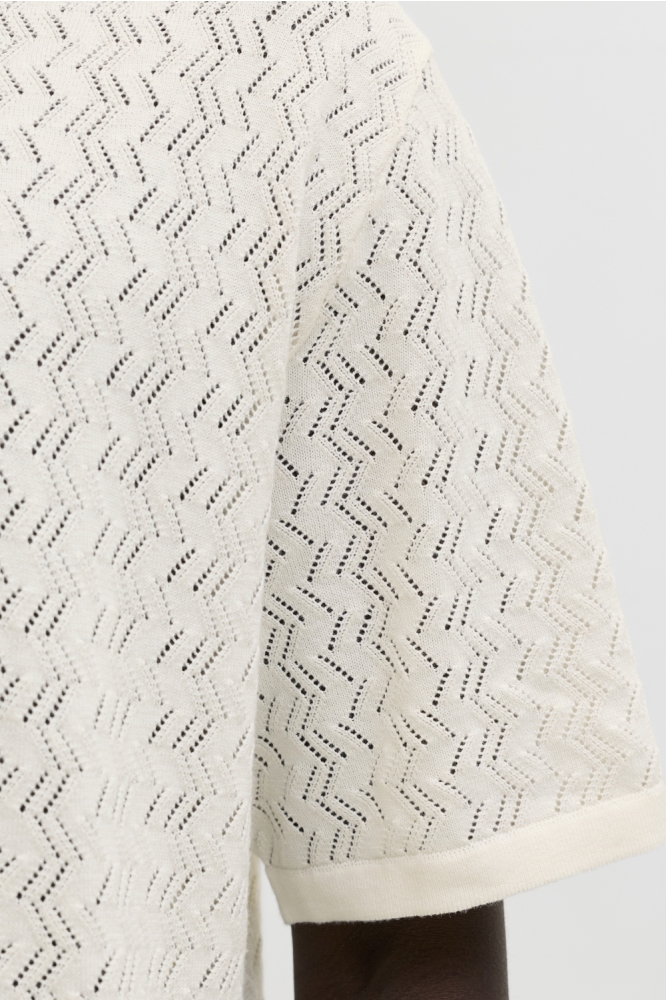 Jack & Jones beige heren polo | Close up