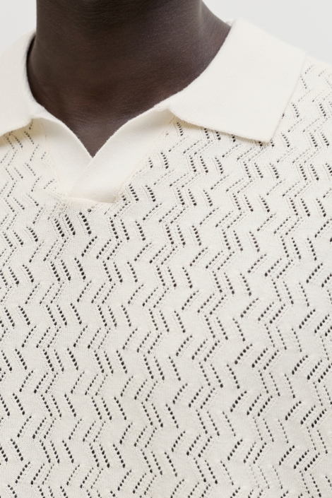 Jack & Jones beige heren polo | Kleurstaal