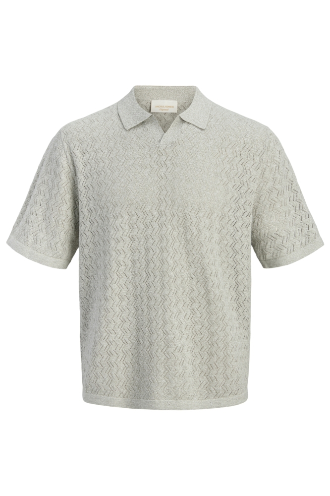 Jack & Jones groene heren polo | Vooraanzicht