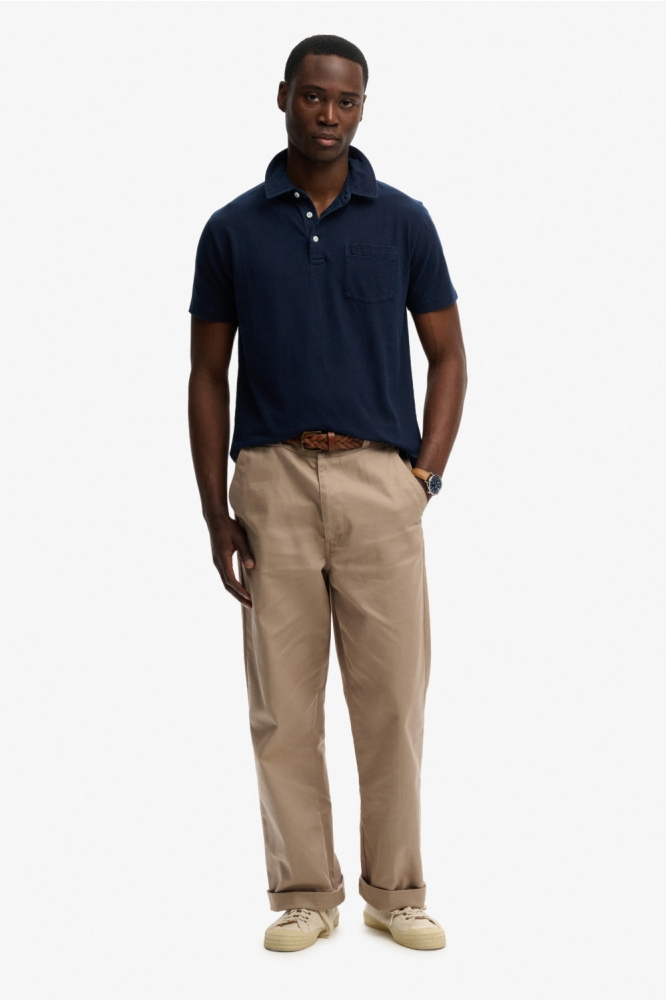 Superdry blauwe heren polo | Model