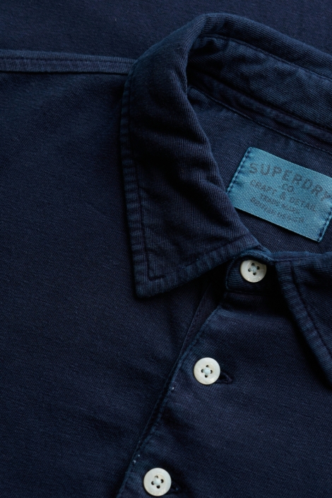 Superdry blauwe heren polo | Unique Selling Point