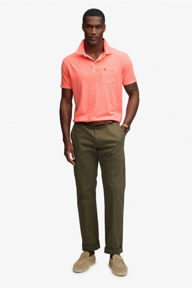 Superdry oranje heren polo | Model