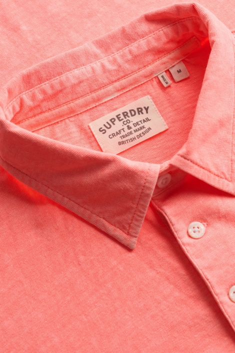 Superdry oranje heren polo | Kleurstaal