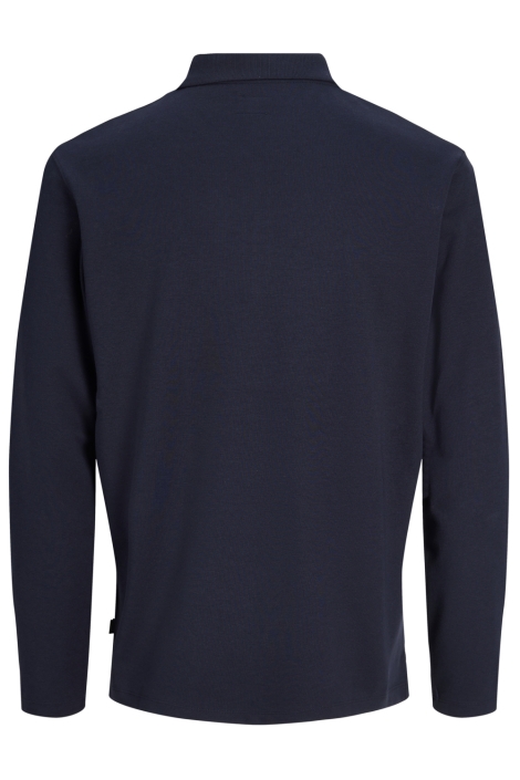 Jack & Jones blauwe heren polo | Achteraanzicht