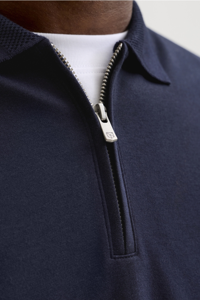 Jack & Jones blauwe heren polo | Kleurstaal