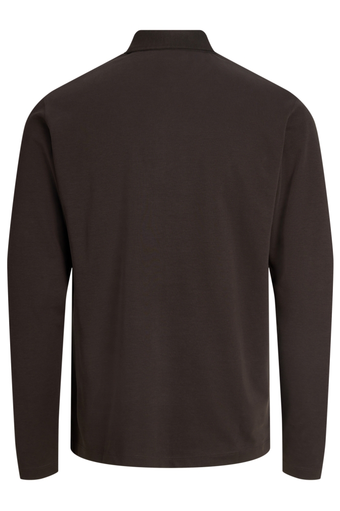 Jack & Jones bruine heren polo | Achteraanzicht