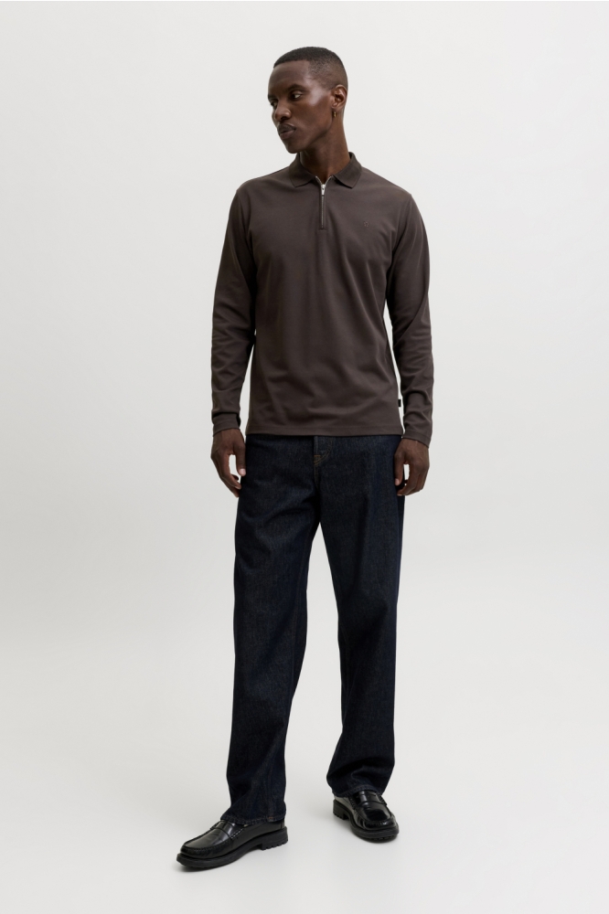 Jack & Jones bruine heren polo | Model