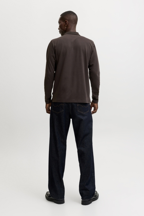 Jack & Jones bruine heren polo | Model