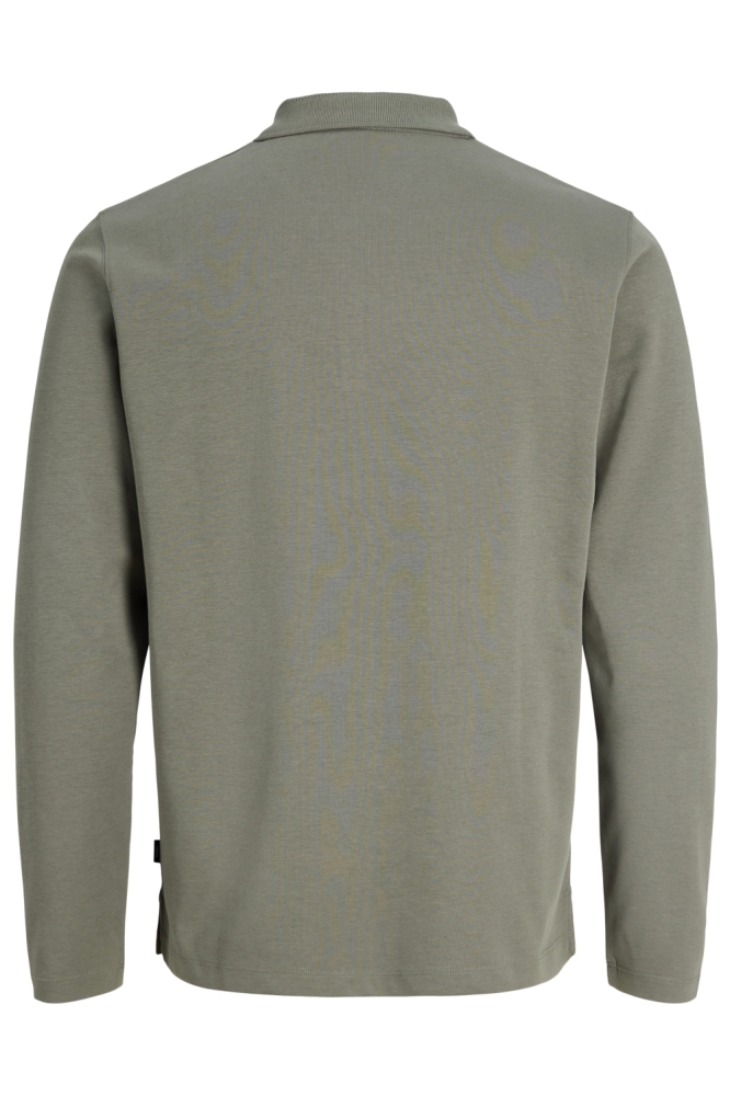 Jack & Jones groene heren polo | Achteraanzicht