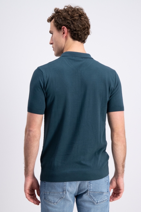 Gabbiano groene heren polo | Model achteraanzicht