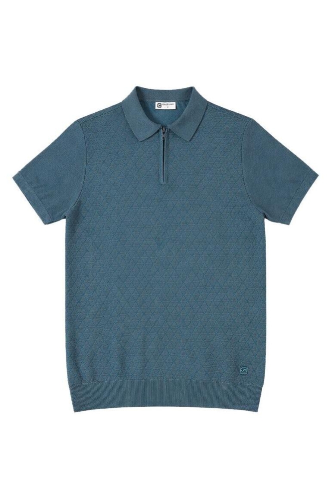Gabbiano groene heren polo | Vooraanzicht