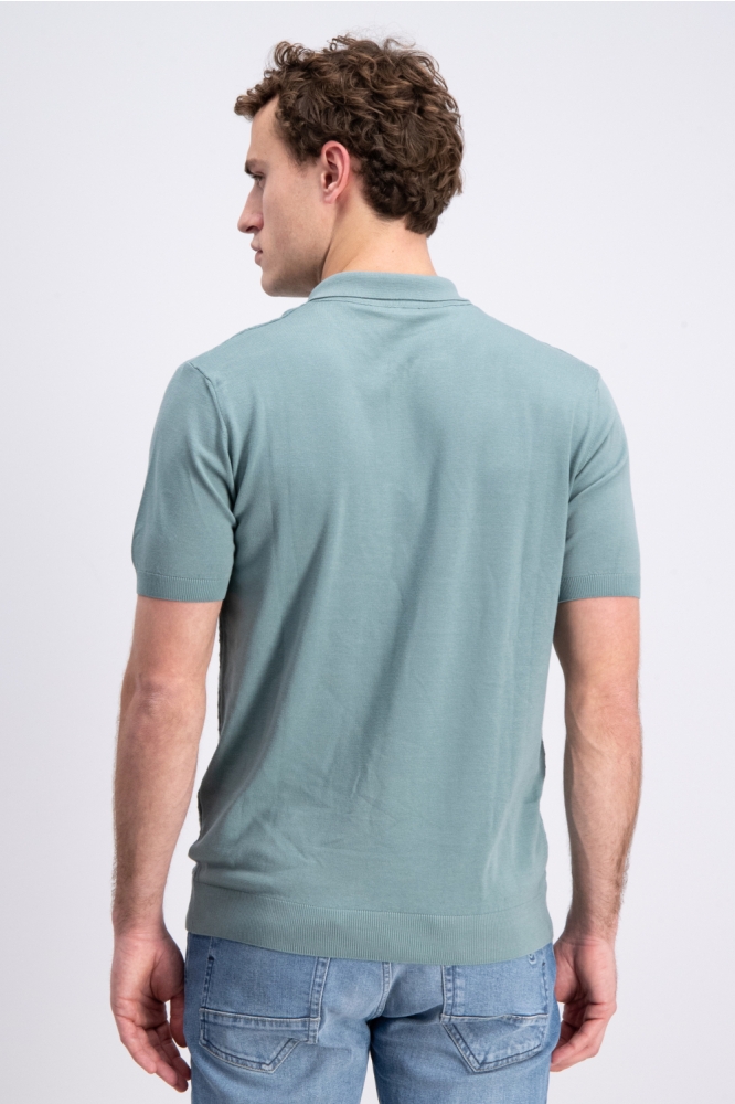 Gabbiano groene heren polo | Model achteraanzicht