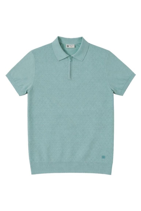 Gabbiano groene heren polo | Vooraanzicht