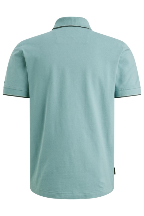 PME legend blauwe heren polo | Achteraanzicht