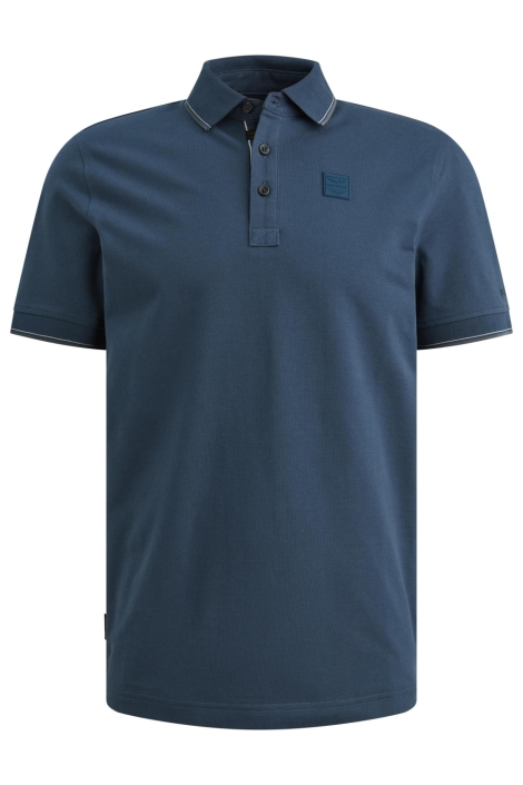 PME legend blauwe heren polo | Vooraanzicht