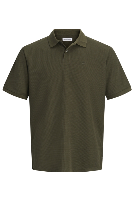 Jack & Jones groene heren polo | Vooraanzicht