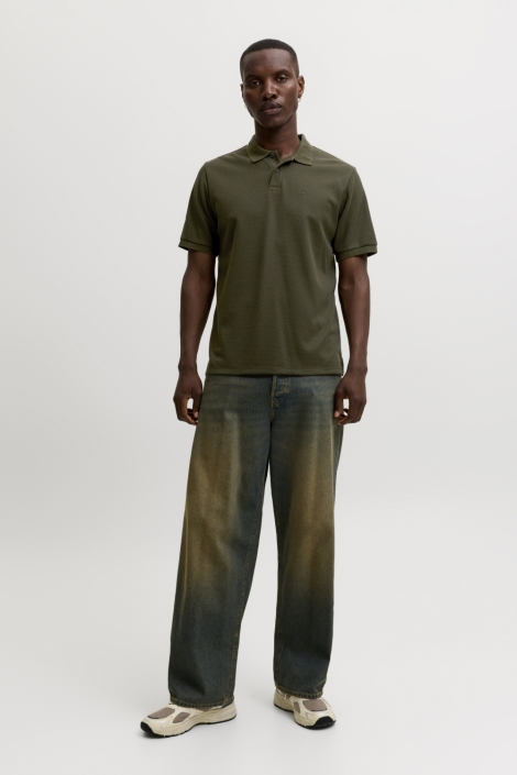 Jack & Jones groene heren polo | Model