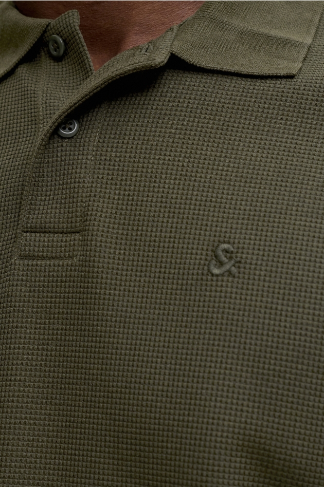 Jack & Jones groene heren polo | Kleurstaal