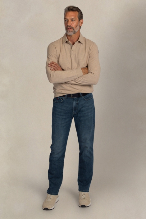 NZA zand heren polo | Model
