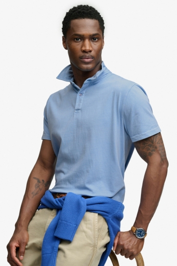 Superdry Polo ESSENTIAL JERSEY POLO M1110509A BLUEBELL