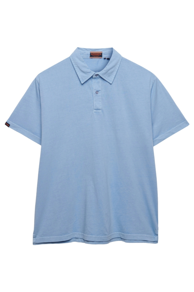 Superdry blauwe heren polo | Vooraanzicht