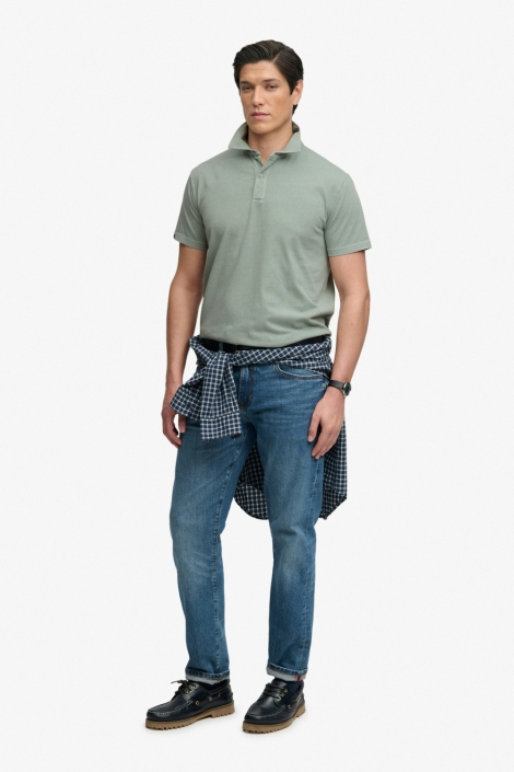 Superdry groene heren polo | Model