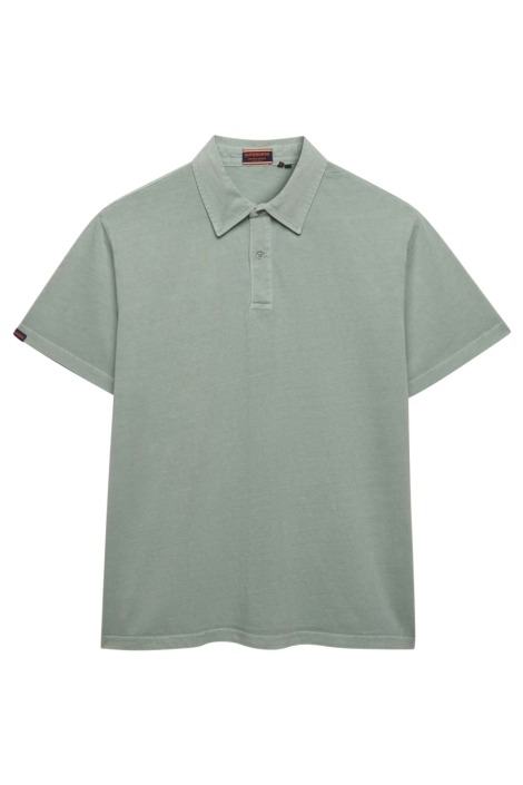 Superdry groene heren polo | Vooraanzicht