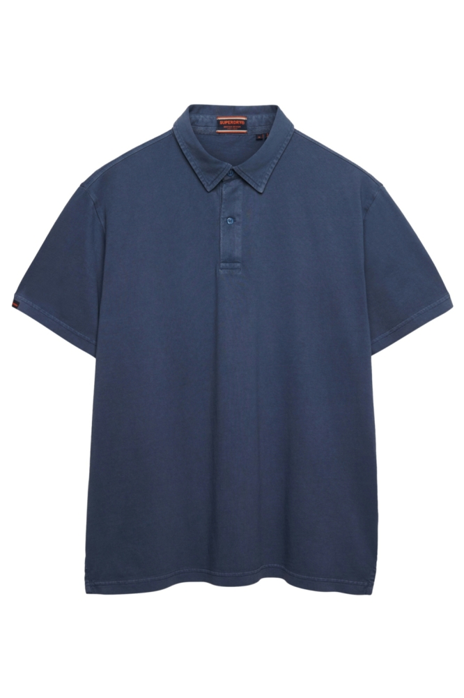 Superdry blauwe heren polo | Vooraanzicht