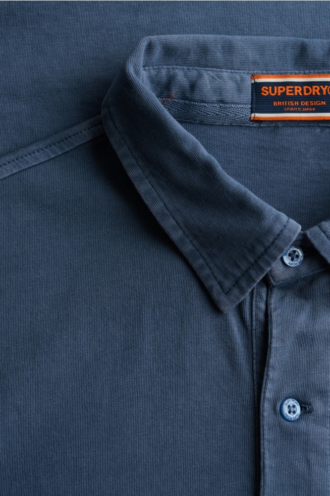 Superdry blauwe heren polo | Kleurstaal
