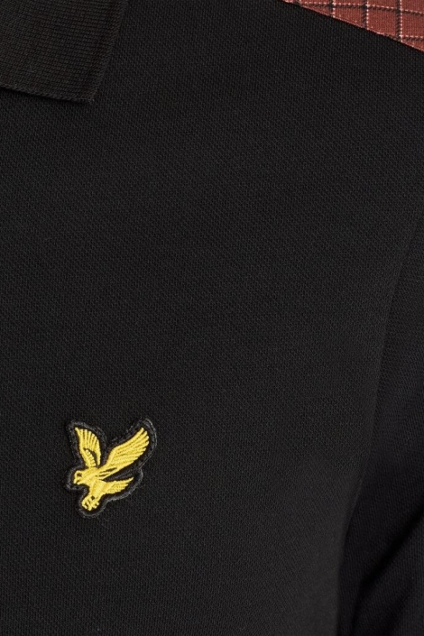 Lyle & Scott zwarte heren polo | Kleurstaal