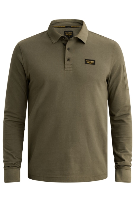 PME legend groene heren polo | Vooraanzicht