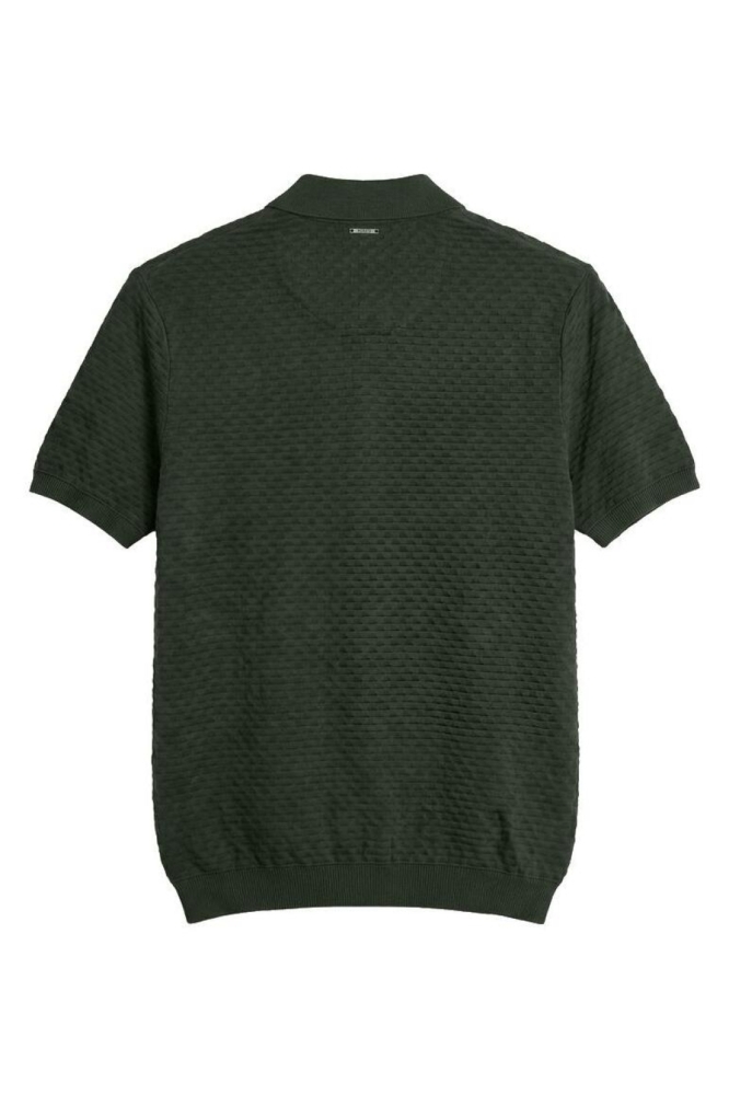 Antony Morato groene heren polo | Achteraanzicht