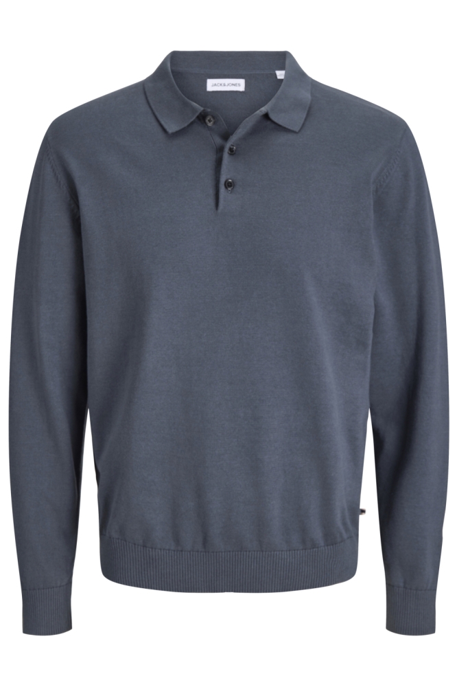 Jack & Jones grijze heren polo | Vooraanzicht