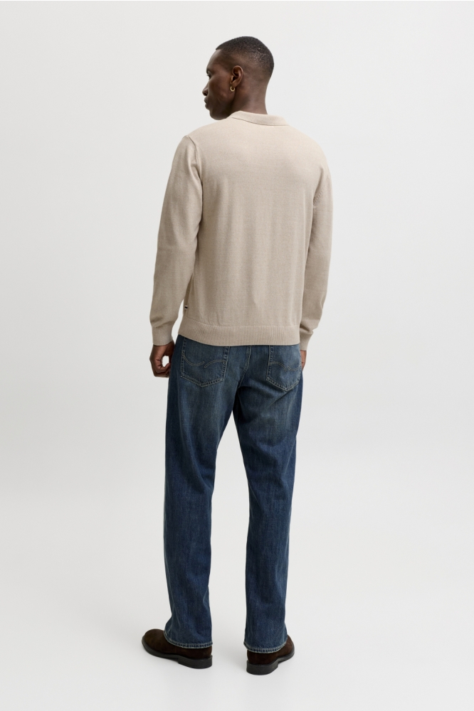 Jack & Jones beige heren polo | Model