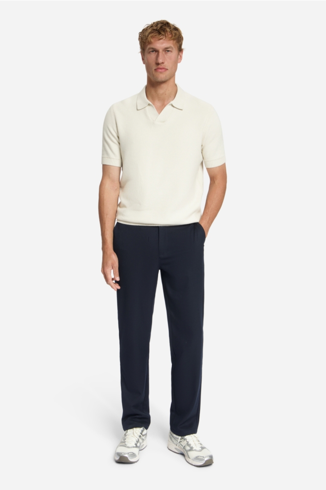 NO-EXCESS ecru heren polo | Model