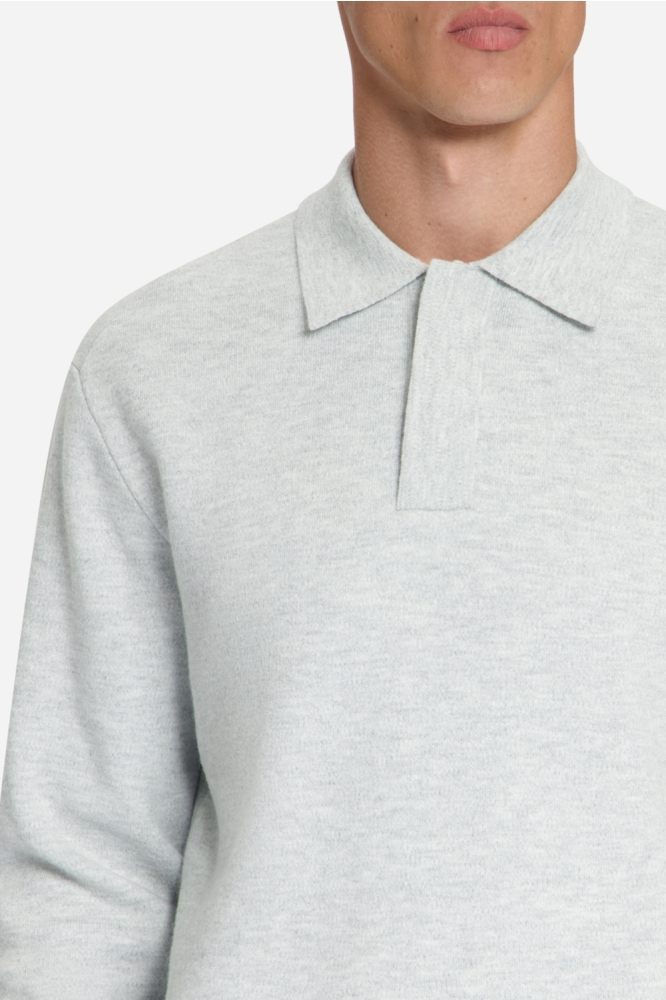 NO-EXCESS grijze heren trui | Close up