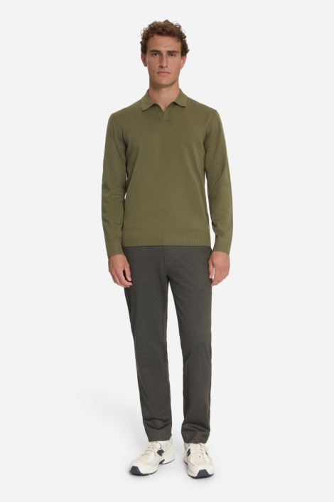 NO-EXCESS groene heren trui | Model