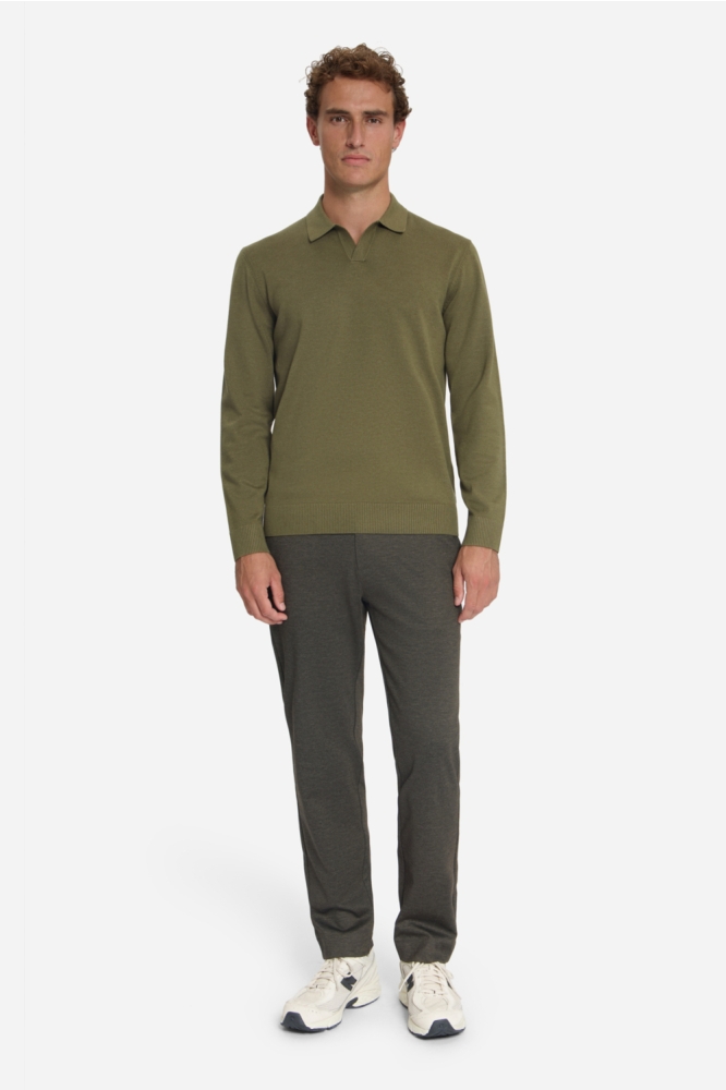 NO-EXCESS groene heren trui | Model