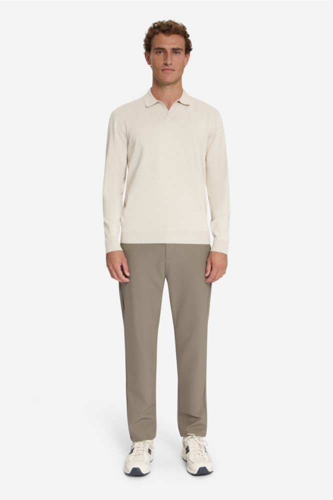 NO-EXCESS beige heren trui | Model