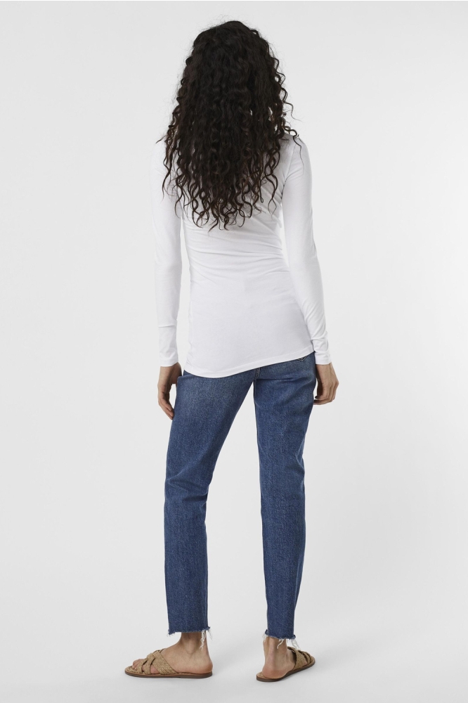 Vero Moda witte dames t-shirt | Model achteraanzicht