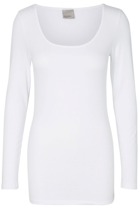 Vero Moda witte dames t-shirt | Vooraanzicht