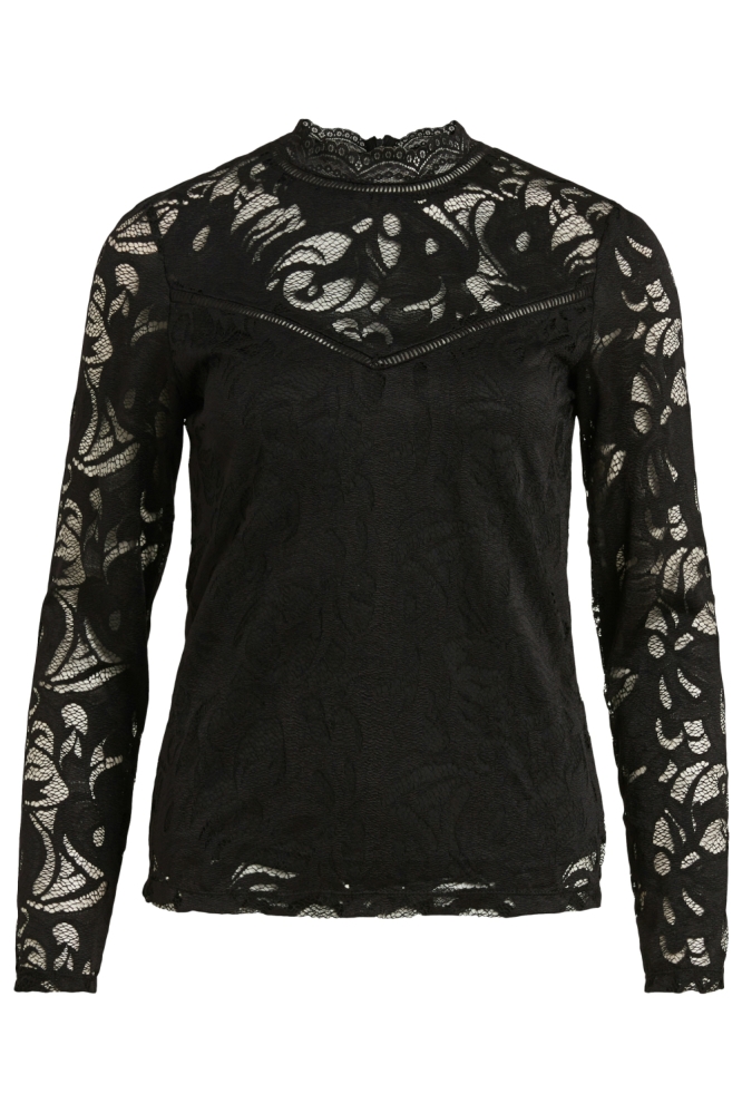 Vila zwarte dames blouse | 