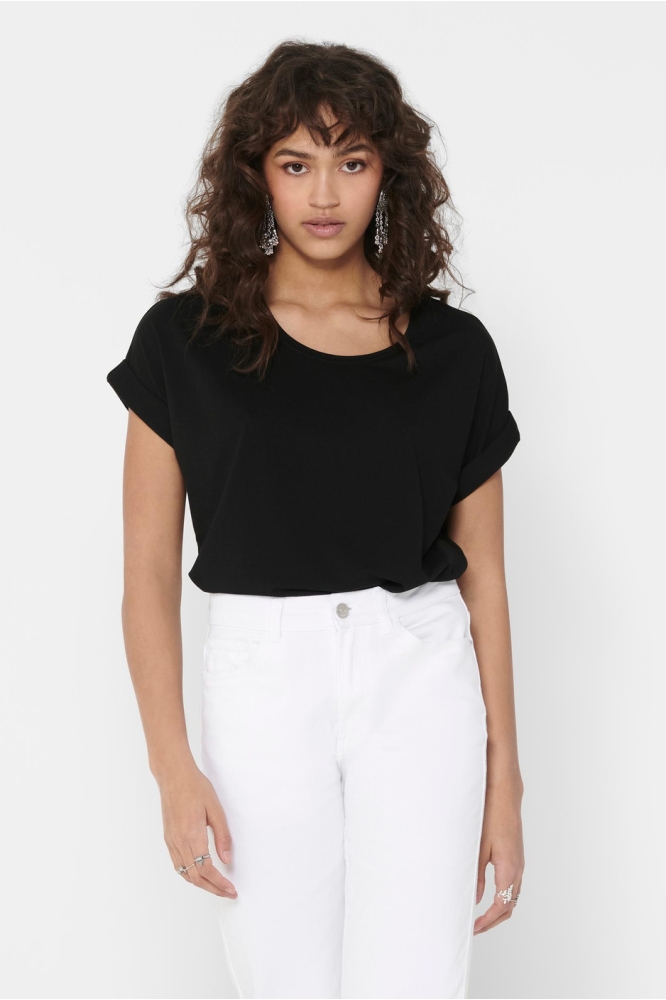 Only zwarte dames t-shirt | 