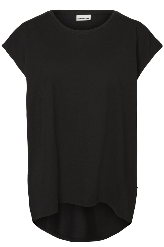 Noisy may zwarte dames t-shirt | Vooraanzicht