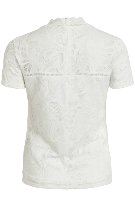 Vila witte dames t-shirt | Achteraanzicht