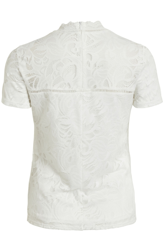 Vila witte dames t-shirt | Achteraanzicht