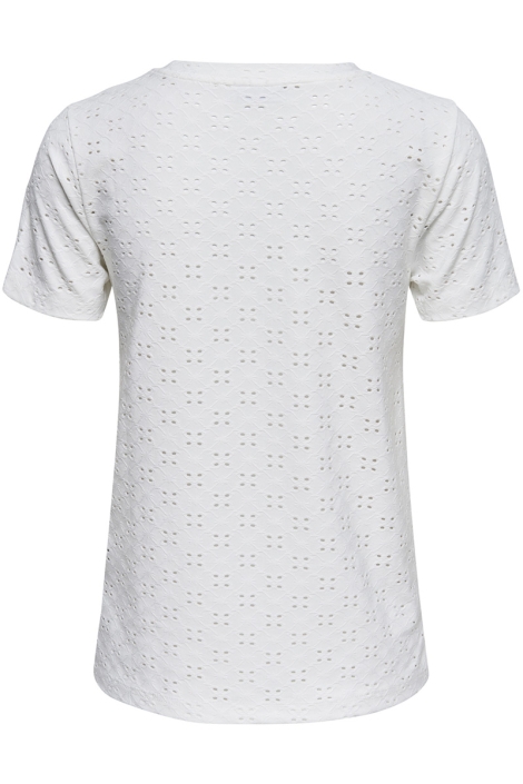 Jacqueline de Yong witte dames t-shirt | Achteraanzicht