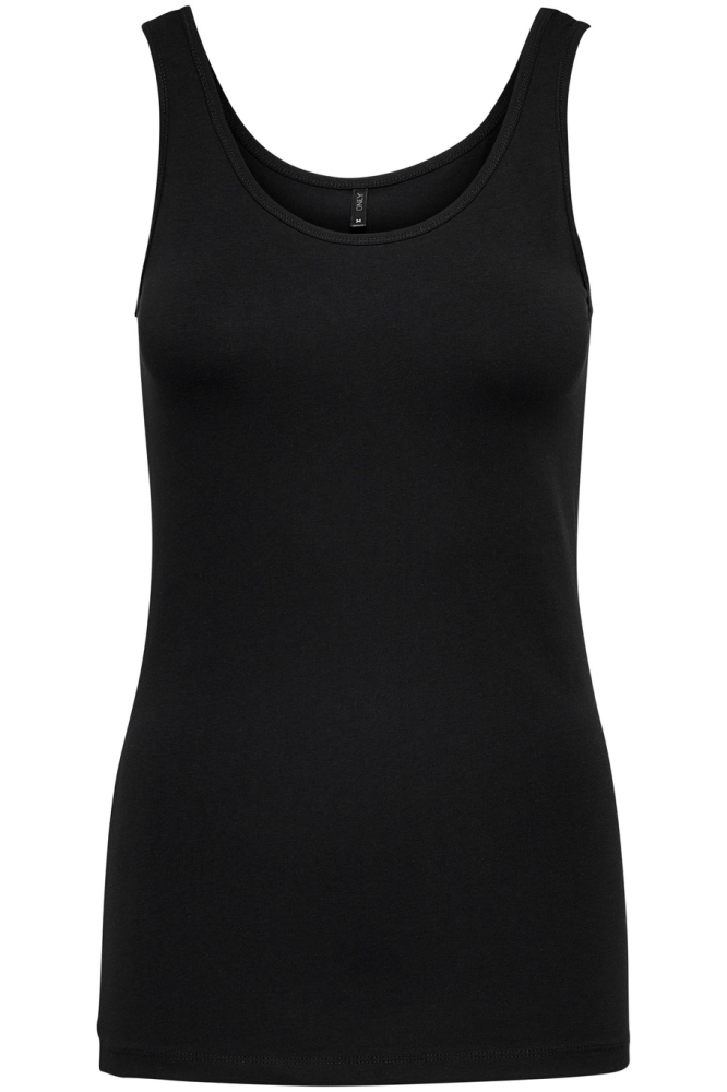 Only zwarte dames top | Vooraanzicht
