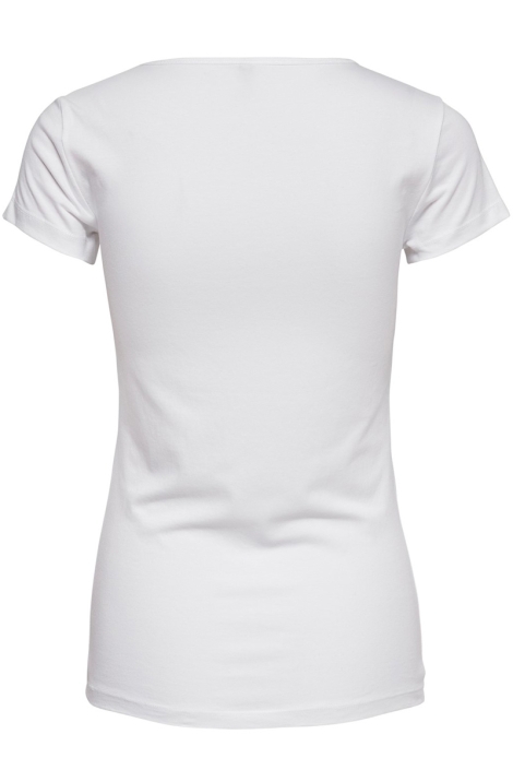 Only witte dames t-shirt | Achteraanzicht