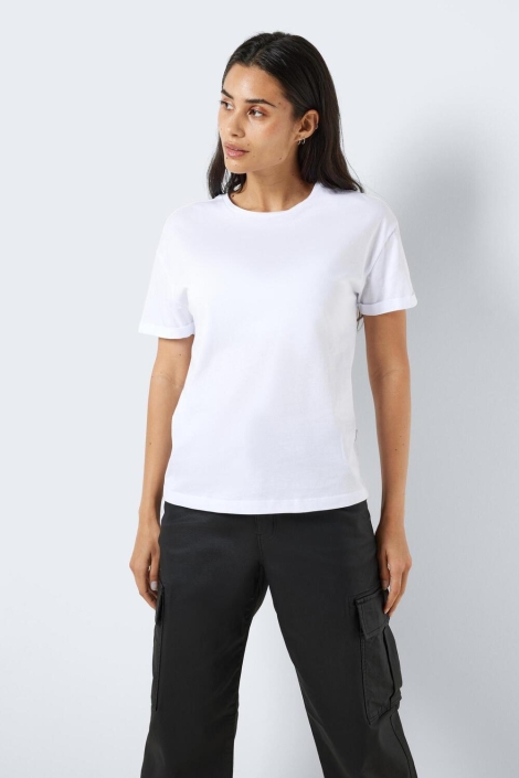Noisy may witte dames t-shirt